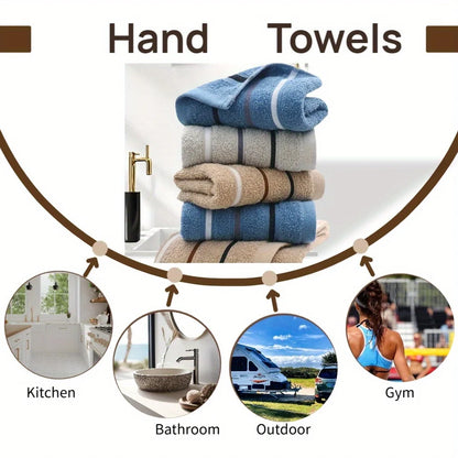4 Set of Bath Towels，Soft and Absorbent Bath Towel，Suitable for bathroom shower、Gym、Sauna Room、Kitchen and Outdoor，Multi-color Q