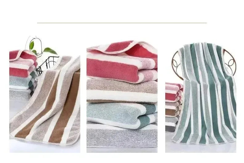 -Coral fleece towels, bath towels, thickened face towels, household absorbent quick drying, soft and lint free