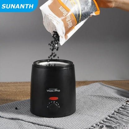 Wax Melting Machine for Hair Removal 200ml Wax Heater Pot Depilation Paraffin Wax Beans Waxing Warmer Dipping Pot and Wax Beads