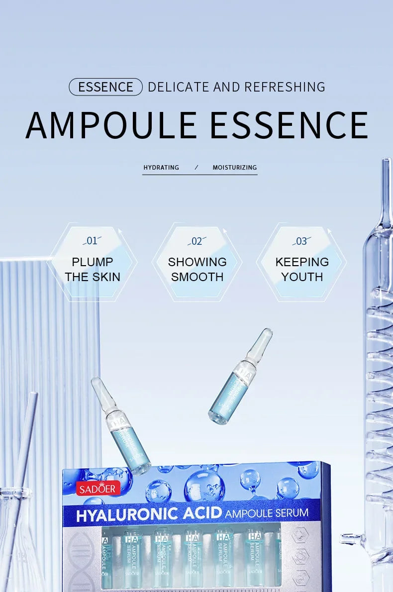 Vitamin C Face Whitening Serum Dark Spots Freckles Removal Hyaluronic Pore Minimizer Anti Aging Wrinkle Remove Golder Essence