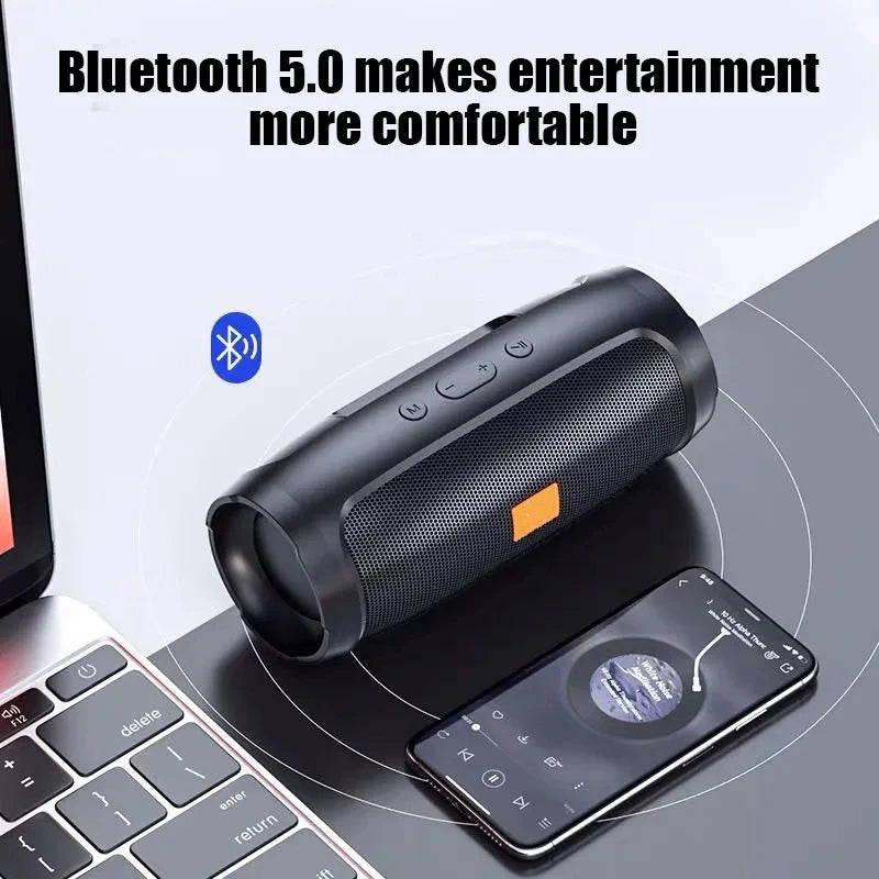 Bluetooth-compatible Speaker Dual Speaker Stereo Outdoor Tfusb Playback Voice Broadcasting Portable Subwoofer Wireless Speaker