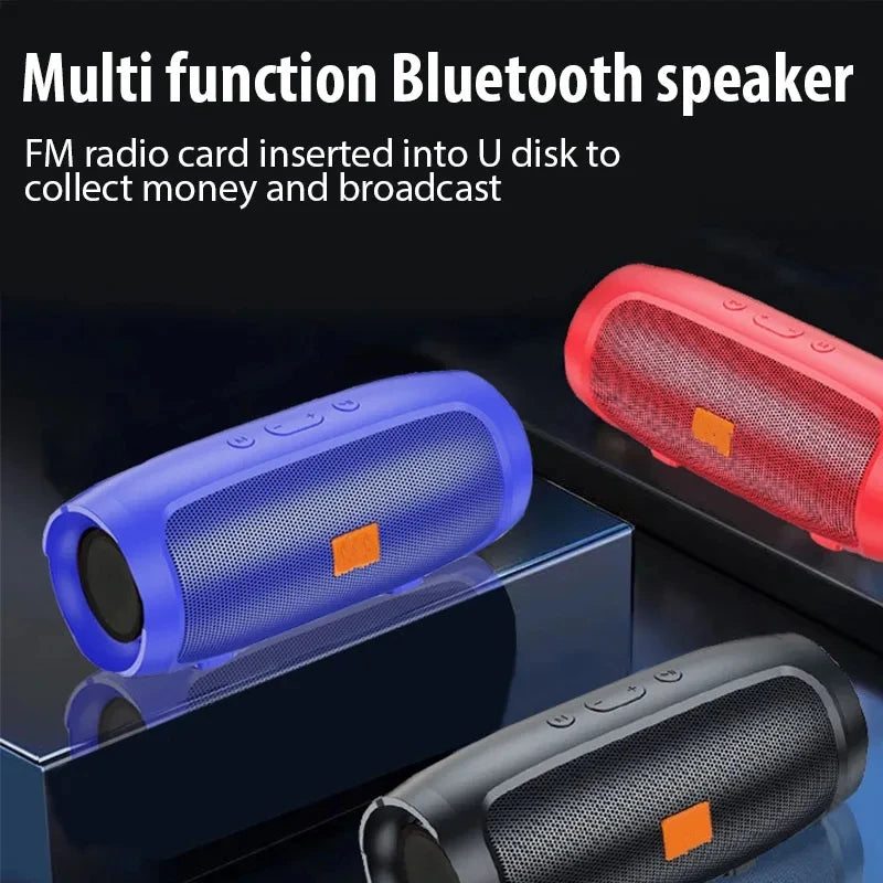 Bluetooth-compatible Speaker Dual Speaker Stereo Outdoor Tfusb Playback Voice Broadcasting Portable Subwoofer Wireless Speaker