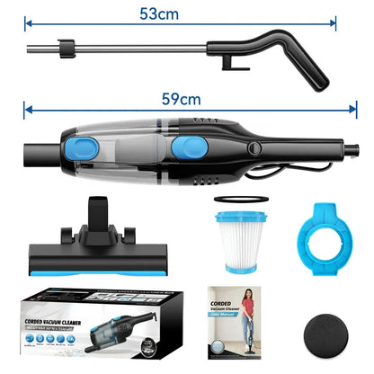 INSE R3S/R6X Corded Vacuum Cleaner Handheld Stick Vacuum Powerful 3 in1 Lightweight Vacuum Cleaners for Home Hard Floor Pet Hair