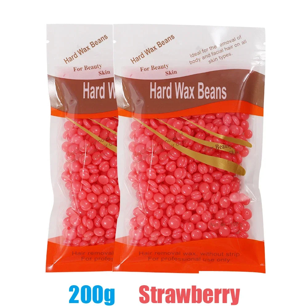 Wax Melting Machine for Hair Removal 200ml Wax Heater Pot Depilation Paraffin Wax Beans Waxing Warmer Dipping Pot and Wax Beads