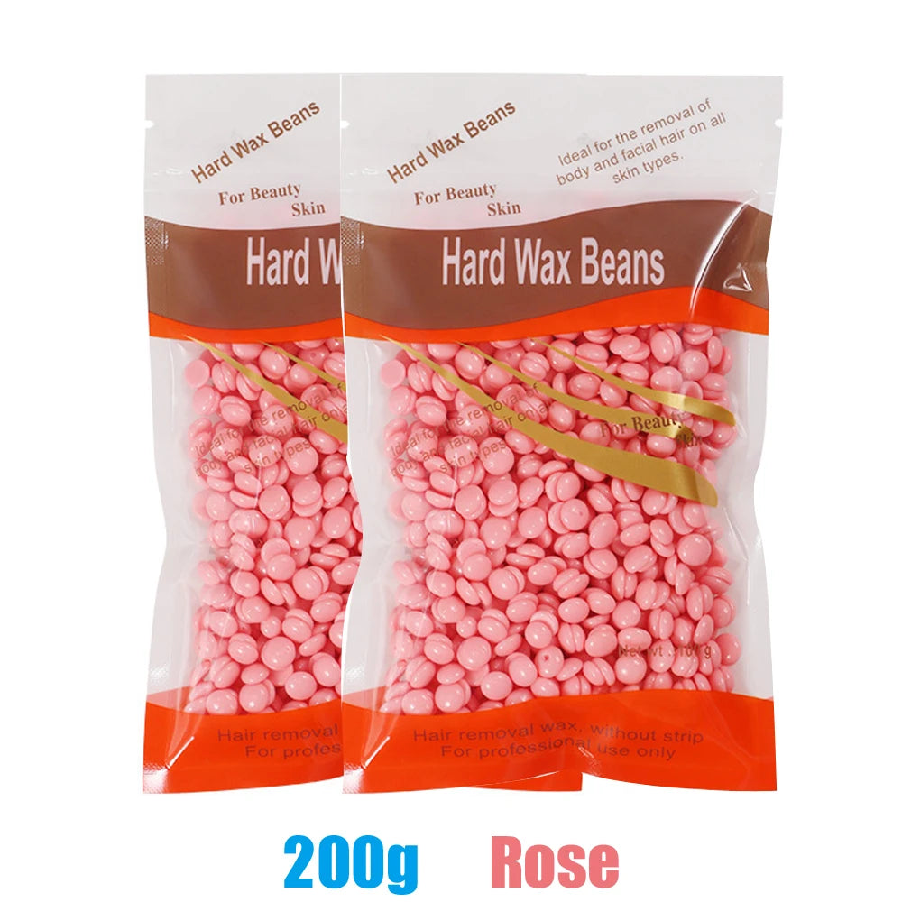 Wax Melting Machine for Hair Removal 200ml Wax Heater Pot Depilation Paraffin Wax Beans Waxing Warmer Dipping Pot and Wax Beads