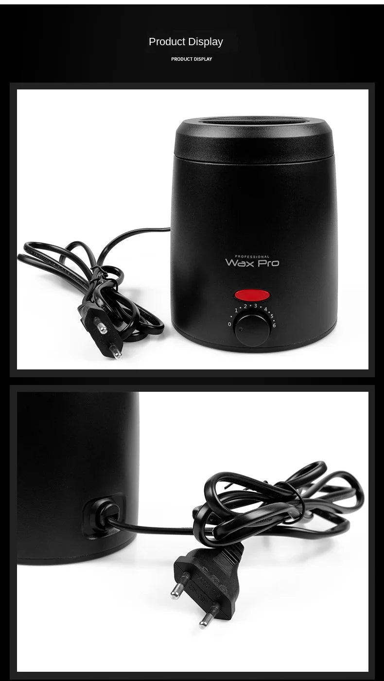 Wax Melting Machine for Hair Removal 200ml Wax Heater Pot Depilation Paraffin Wax Beans Waxing Warmer Dipping Pot and Wax Beads