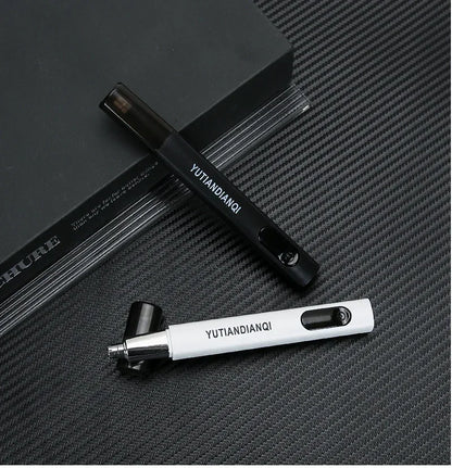 2 In 1 Electric Portable Ear And Nose Hair Trimmer Clipper 2024 Professional Painless Portable Eyebrow For Men