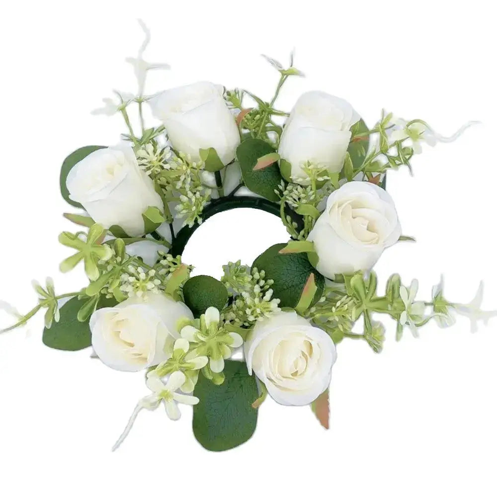 Christmas Wreath Festive Thanksgiving Day Decoration Autumn Floral Wreath Long-Lasting Berry Harvest Wreath For Party