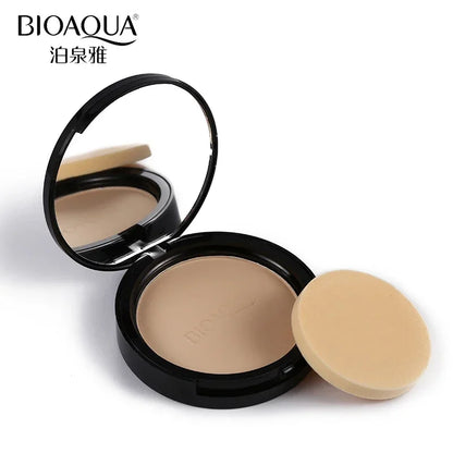BIOAQUA Brand Face Base Mineral Pressed Powder Makeup Matte Smooth Concealer Control Oil Foundation Contour Make Up Cosmetics