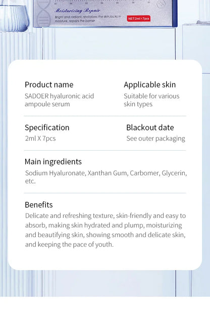 Vitamin C Face Whitening Serum Dark Spots Freckles Removal Hyaluronic Pore Minimizer Anti Aging Wrinkle Remove Golder Essence