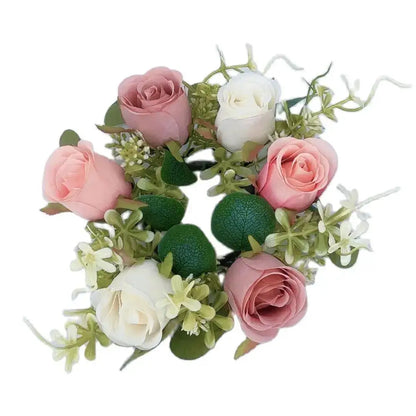 Christmas Wreath Festive Thanksgiving Day Decoration Autumn Floral Wreath Long-Lasting Berry Harvest Wreath For Party