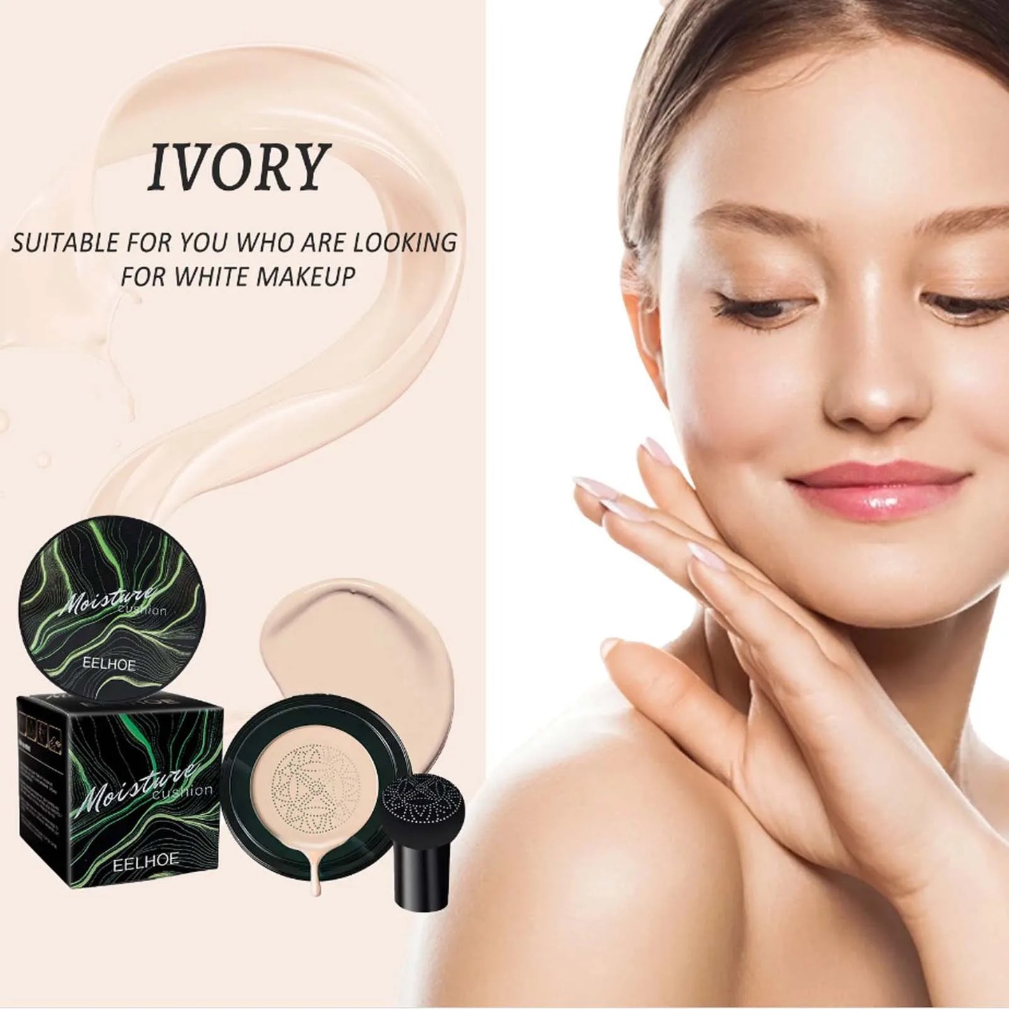 Mushroom Head Air Cushion BB Cream Magic Foundation Face Concealer Moisturizing Waterproof Brightening Makeup Base Cosmetics