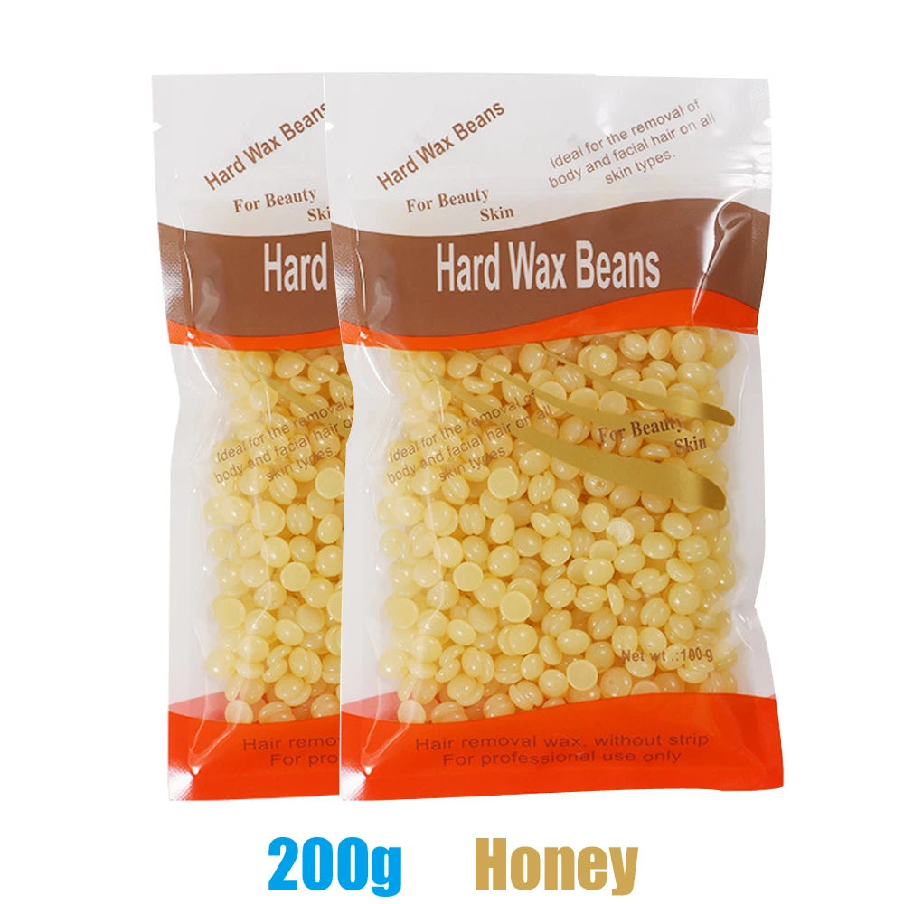 Wax Melting Machine for Hair Removal 200ml Wax Heater Pot Depilation Paraffin Wax Beans Waxing Warmer Dipping Pot and Wax Beads