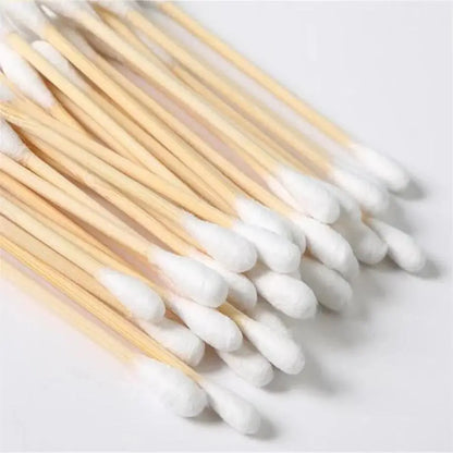 Double Head Cotton Swab Women Makeup Cotton Buds Tip for Wood Sticks Nose Ears Cleaning Health Care Tools