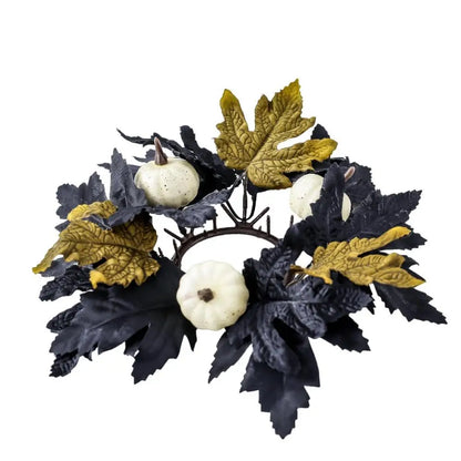 Christmas Wreath Festive Thanksgiving Day Decoration Autumn Floral Wreath Long-Lasting Berry Harvest Wreath For Party