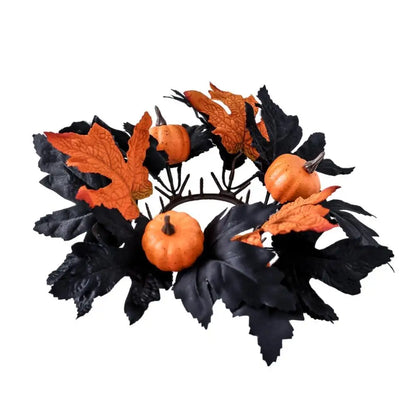 Christmas Wreath Festive Thanksgiving Day Decoration Autumn Floral Wreath Long-Lasting Berry Harvest Wreath For Party