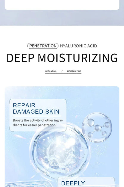 Vitamin C Face Whitening Serum Dark Spots Freckles Removal Hyaluronic Pore Minimizer Anti Aging Wrinkle Remove Golder Essence