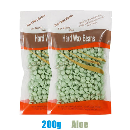 Wax Melting Machine for Hair Removal 200ml Wax Heater Pot Depilation Paraffin Wax Beans Waxing Warmer Dipping Pot and Wax Beads