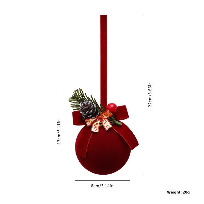 Exquisite Christmas Shop Windows Tree Hanging Decorations Ornaments Festival Party Atmosphere Decoration Props Christmas Bells