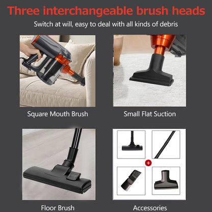 Lightweight Vacuum Cleaner Corded Bagless Stick Upright Hoover Electric Brooms
