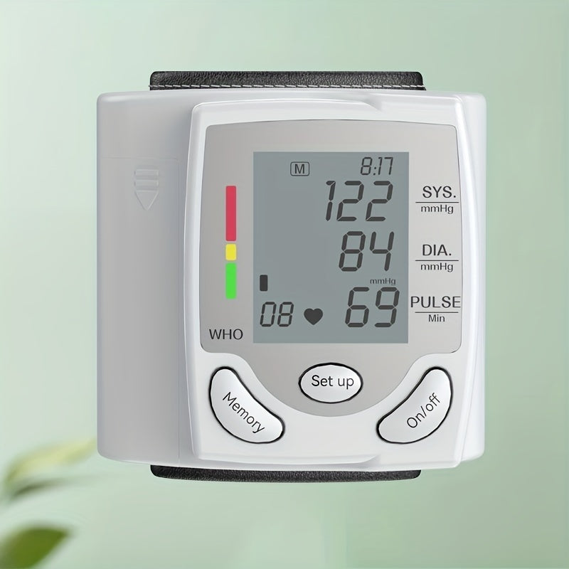 Wrist Electronic Blood Pressure Monitor, BP Sphygmomanometer