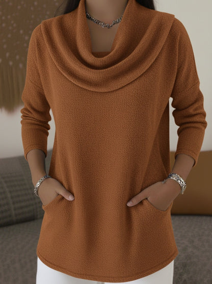 Women's Comfort And Casual Pocket Pullover