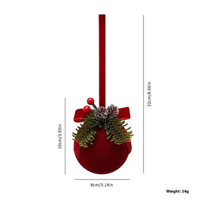 Exquisite Christmas Shop Windows Tree Hanging Decorations Ornaments Festival Party Atmosphere Decoration Props Christmas Bells