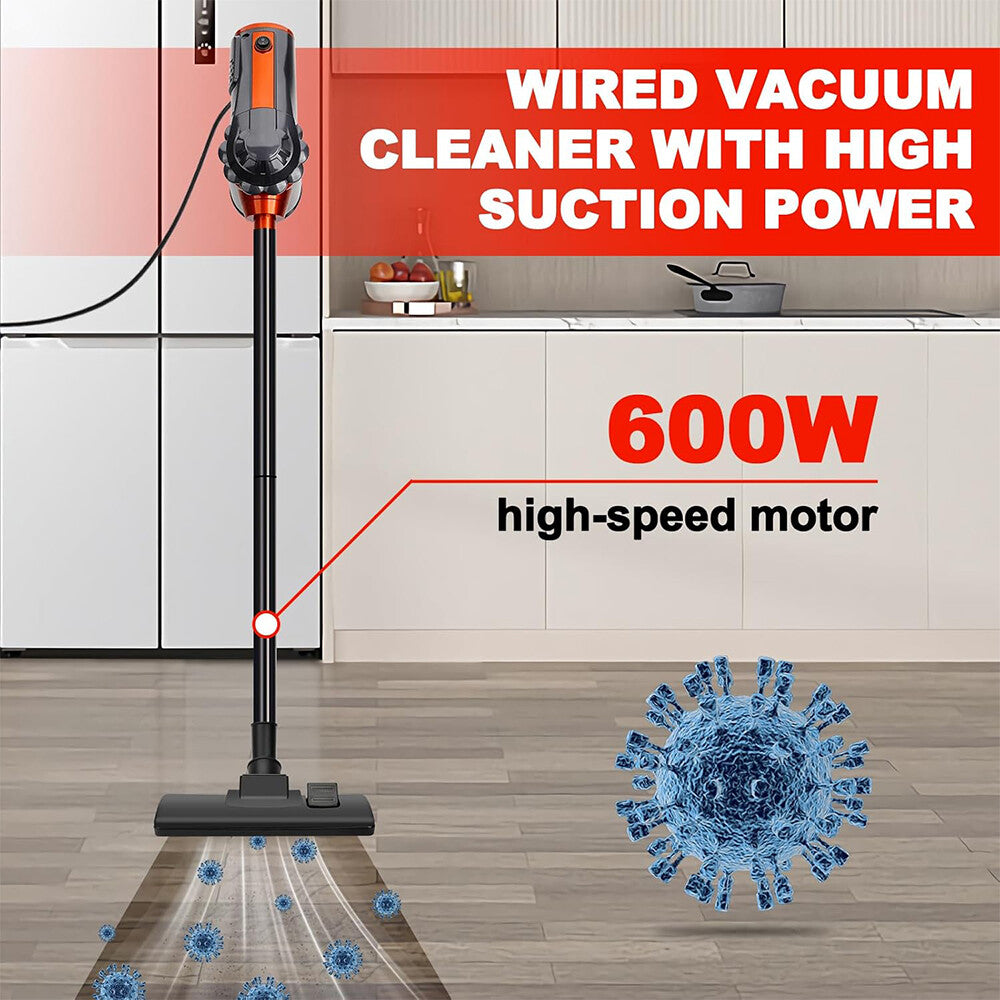 Lightweight Vacuum Cleaner Corded Bagless Stick Upright Hoover Electric Brooms