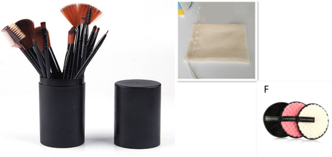 Stylish 12pcs Makeup Brush Set: Essential Beauty Tools