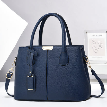 Stylish Women PU Leather Tote Bags - Large Capacity Handbags