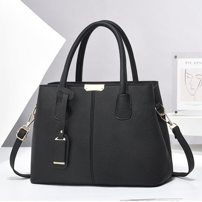Stylish Women PU Leather Tote Bags - Large Capacity Handbags