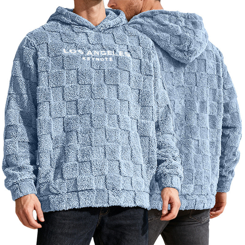 Men's Hooded Embroidered Loose Leisure Sports Hooded Sweater