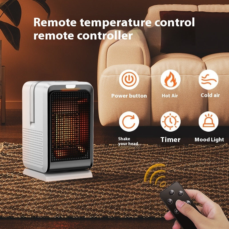 Compact Portable Home Heater with PTC Heating for Efficiency