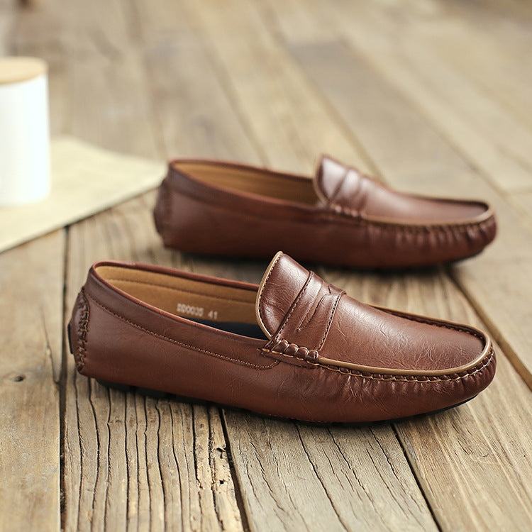 Men's Casual All-match Soft-soled Leather Shoes