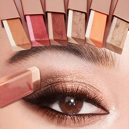 Lazy Eyeshadow Two Tone Gradient Glitter Eyeshadow Stick Waterproof Long Lasting Eye Makeup For Daily For Music Festival