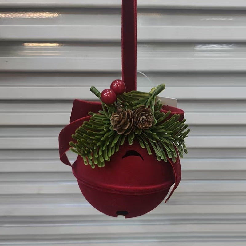 Exquisite Christmas Shop Windows Tree Hanging Decorations Ornaments Festival Party Atmosphere Decoration Props Christmas Bells
